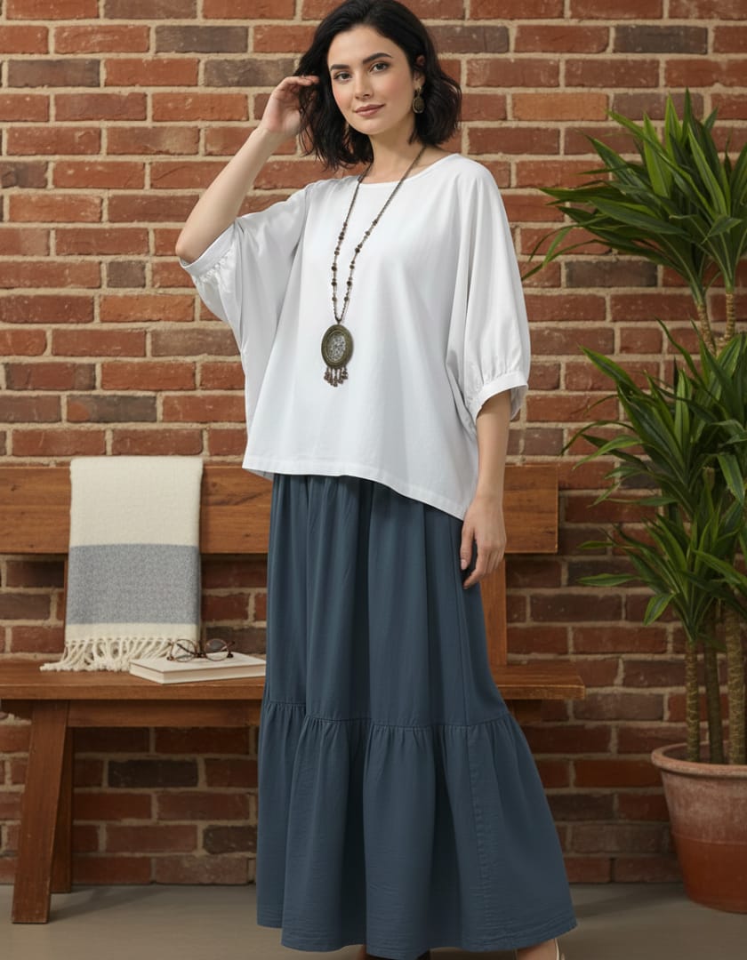 SW-TS-190: Top and Skirt Set