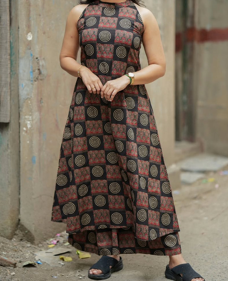 Designer Pure Cotton A-Line Co-ord Set