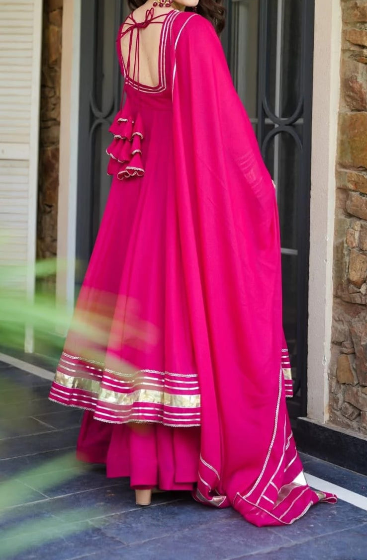 Designer Gota Patti Party Wear Set